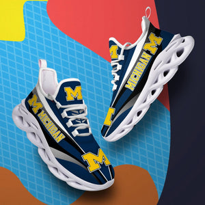 Michigan Wolverines Casual Air Max Running Shoes