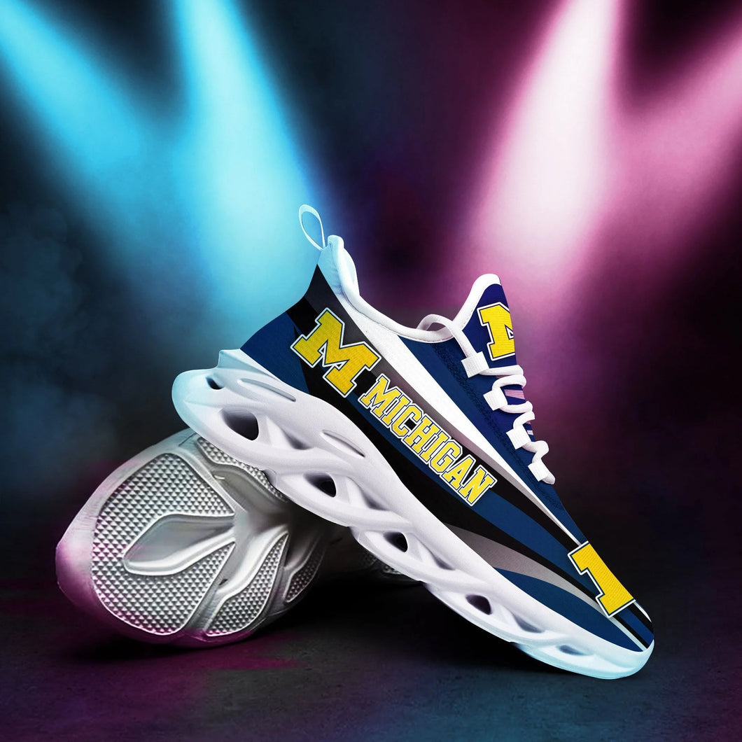 Michigan Wolverines Casual Air Max Running Shoes