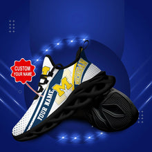 Load image into Gallery viewer, Michigan Wolverines Cool Air Max Running Shoes