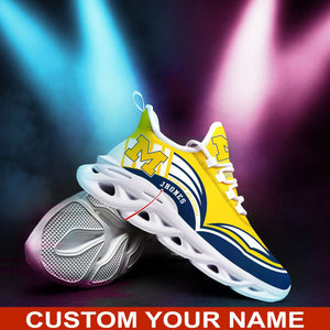 Michigan Wolverines Cool Air Max Running Shoes