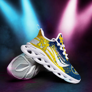 Michigan Wolverines Ultra Cool Air Max Running Shoes