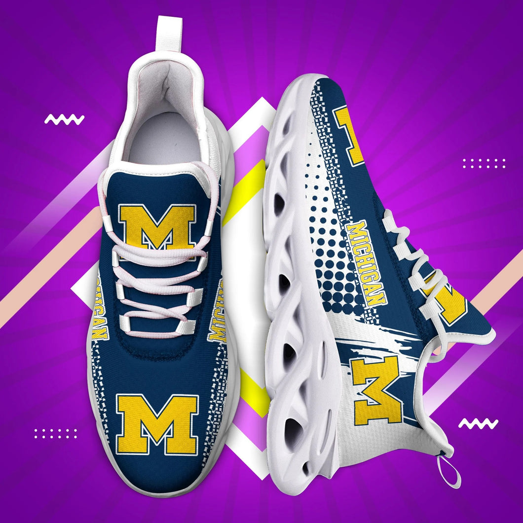 Michigan Wolverines Ultra Cool Air Max Running Shoes