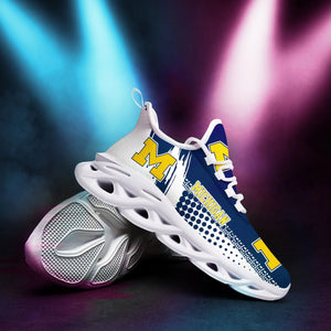 Michigan Wolverines Ultra Cool Air Max Running Shoes