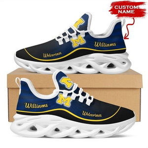 Michigan Wolverines Ultra Cool Air Max Running Shoes