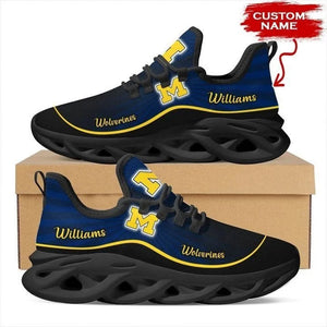 Michigan Wolverines Ultra Cool Air Max Running Shoes