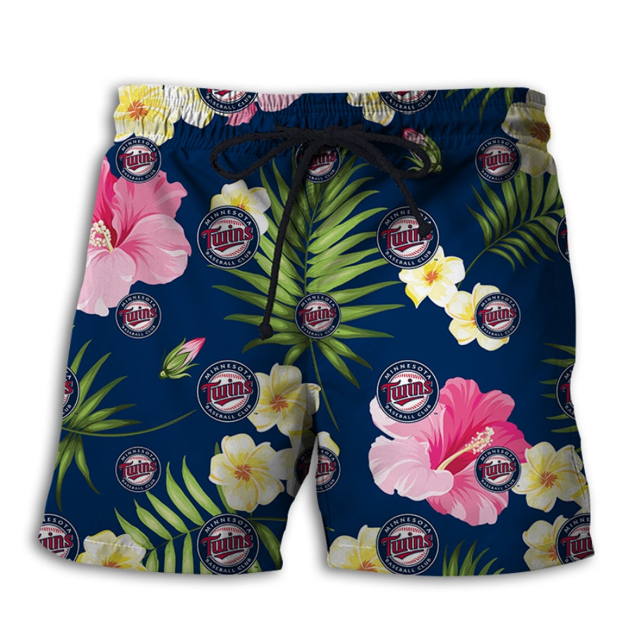 Minnesota Twins Summer Floral Shorts