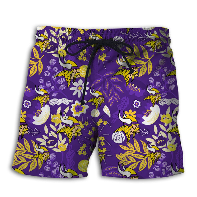 Minnesota Vikings Aloha Hawaiian Shorts