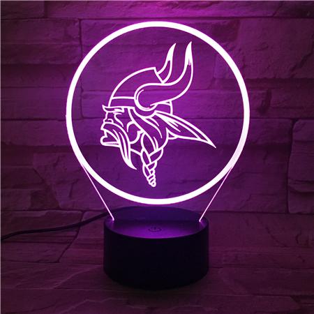 Minnesota Vikings 3D LED Lamp
