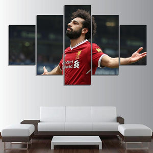 Mohamed Salah Liverpool F.C. Canvas 4