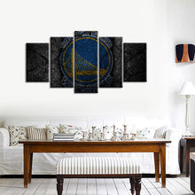 Load image into Gallery viewer, Golden State Warriors Rock Style 5 Pieces Wall Painting Canvas