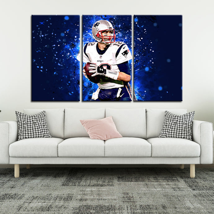 Tom Brady New England Patriots Wall Art Canvas 2