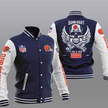 Load image into Gallery viewer, Cleveland Browns Casual 3D Letterman Jacket