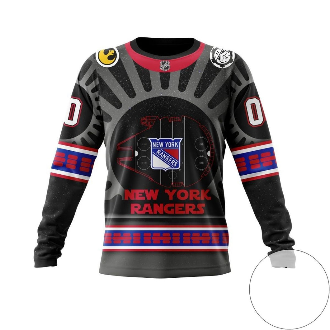 New York Rangers Star Wars Casual Sweatshirt