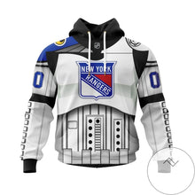 Load image into Gallery viewer, New York Rangers Star Wars Casual Hoodie