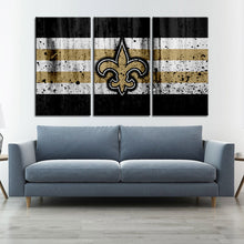 Load image into Gallery viewer, New Orleans Saints Rough Look Wall Canvas 2