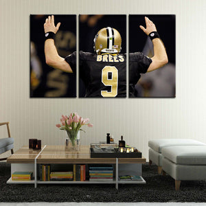 Drew Brees New Orleans Saints Wall Canvas 4