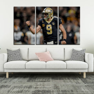 Drew Brees New Orleans Saints Wall Canvas 2