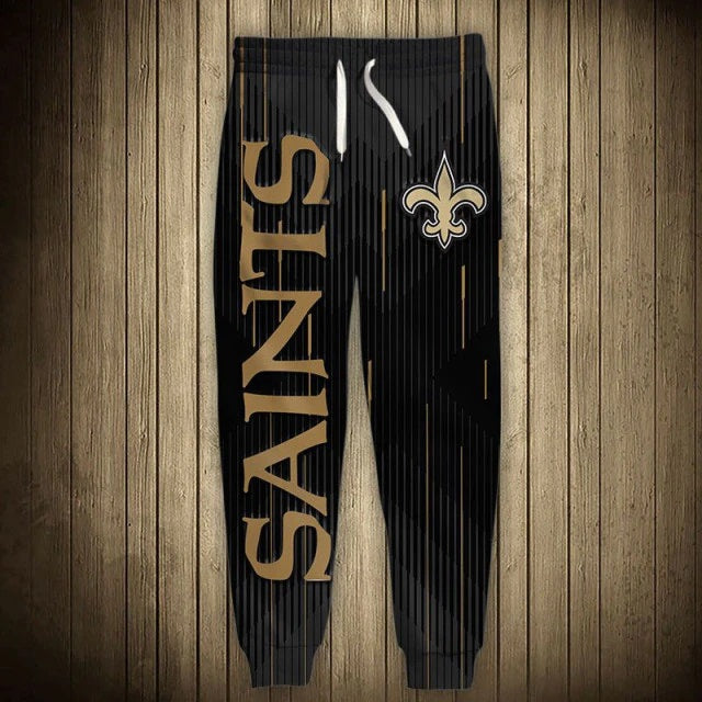 New Orleans Saints Stripe Sweatpants