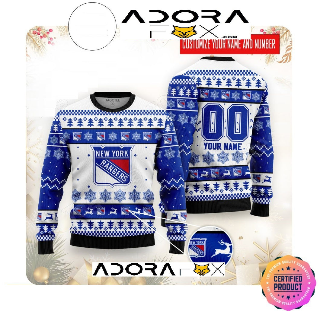 New York Rangers Christmas Sweatshirt