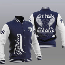 Load image into Gallery viewer, New York Yankees One Team One Love Letterman Jacket