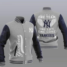 Load image into Gallery viewer, New York Yankees One Team One Love Letterman Jacket