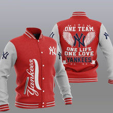 Load image into Gallery viewer, New York Yankees One Team One Love Letterman Jacket