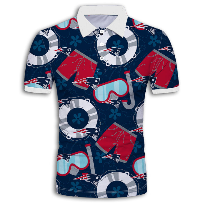 New England Patriots Cool Summer Polo Shirt