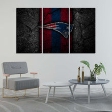 Load image into Gallery viewer, New England Patriots Rock Style Wall Canvas 2