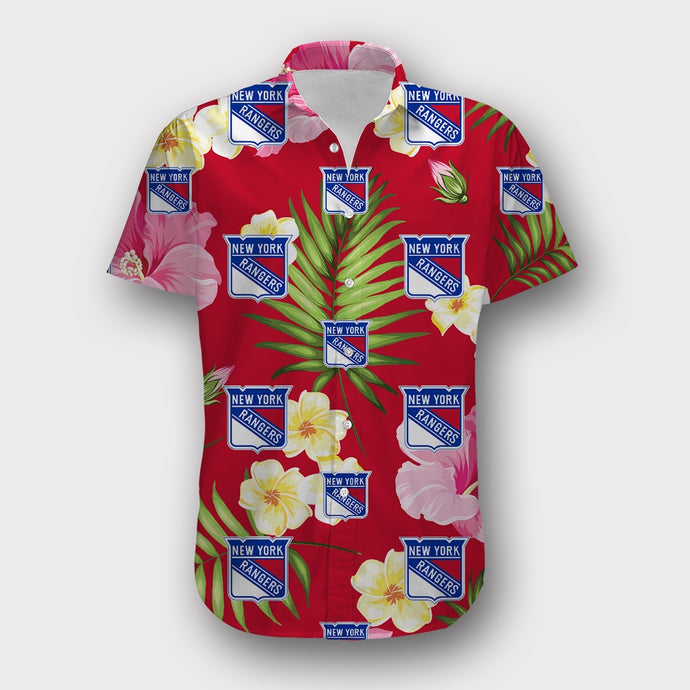 New York Rangers Summer Floral Shirt