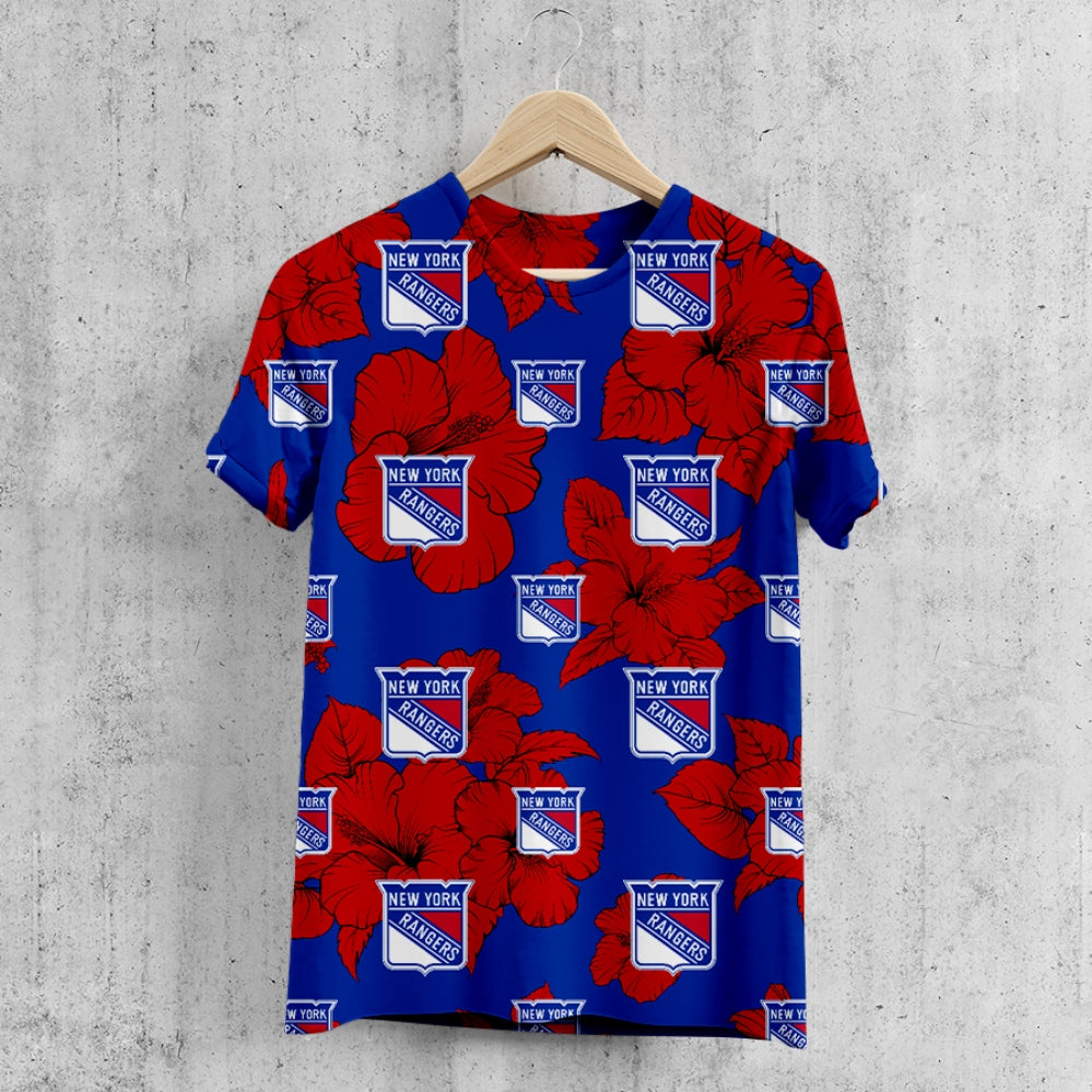 New York Rangers Tropical Floral T-Shirt