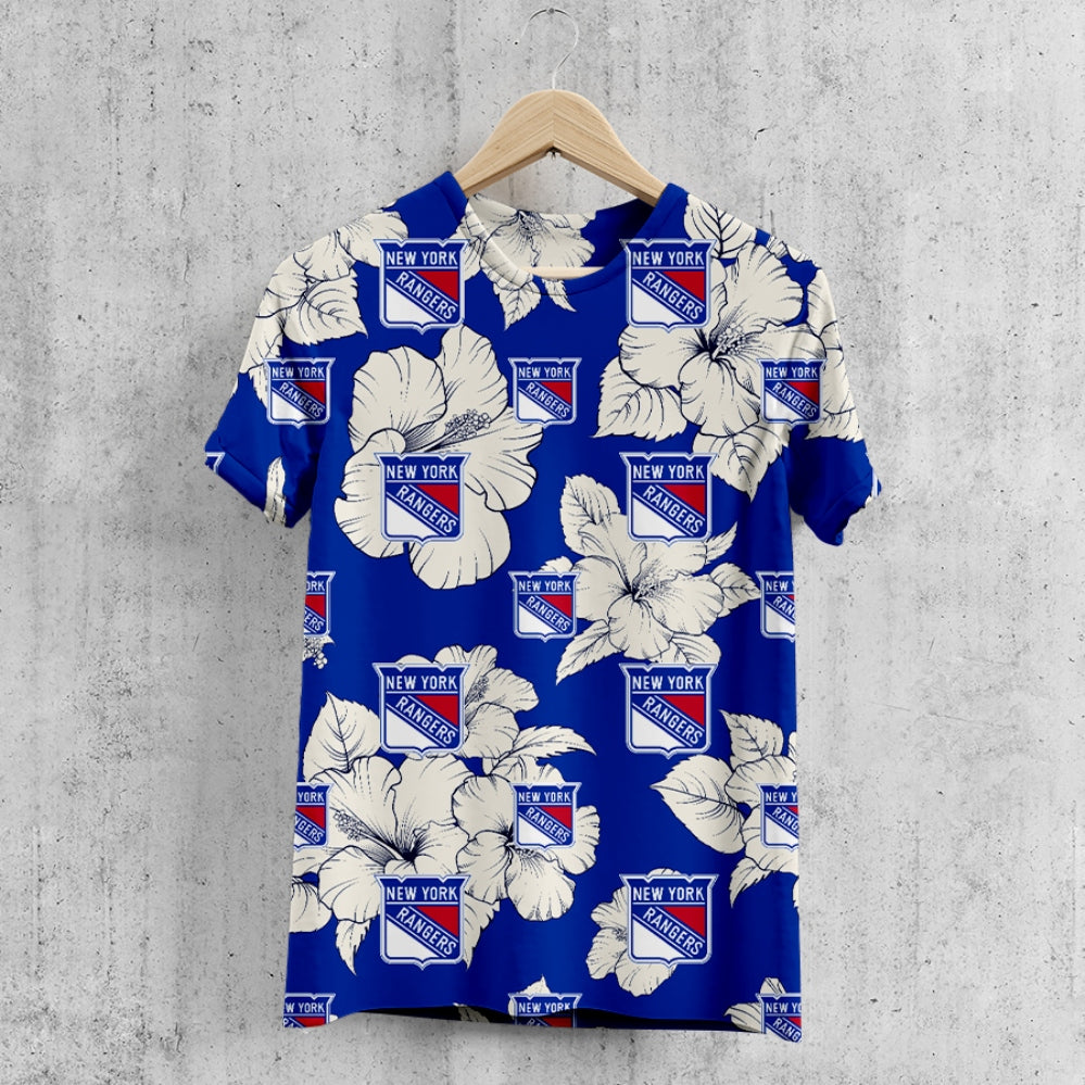 New York Rangers Tropical Floral T-Shirt