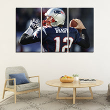 Load image into Gallery viewer, Tom Brady New England Patriots Wall Canvas 3