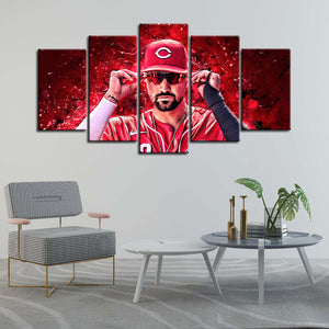 Nicholas Castellanos Cincinnati Reds Wall Canvas