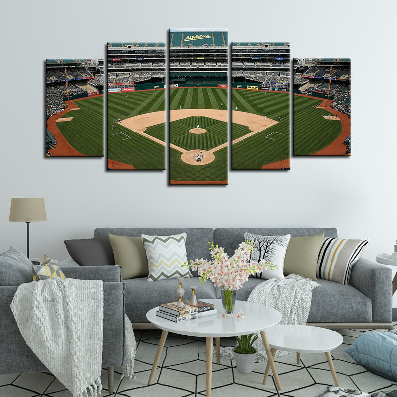 Oakland Athletics Stadium Wall Canvas 1