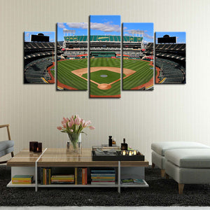 Oakland Athletics Stadium Wall Canvas