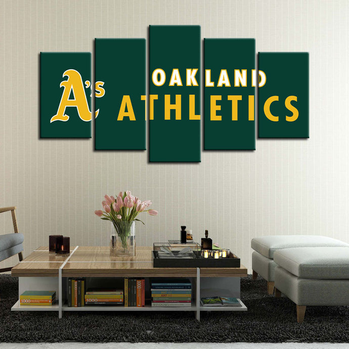 Oakland Athletics Wall Canvas