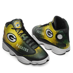 Green Bay Packers Cool Air Jordon Sneaker Shoes