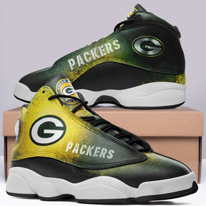 Green Bay Packers Cool Air Jordon Sneaker Shoes