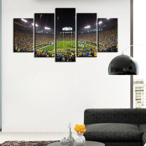 Green Bay Packers Stadium Wall Canvas 1