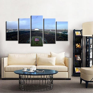 Green Bay Packers Stadium 5 Pieces Painting Canvas