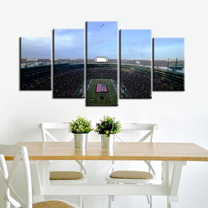 Green Bay Packers Stadium 5 Pieces Painting Canvas 2
