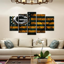 Load image into Gallery viewer, Green Bay Packers Rough Texture 5 Pieces Painting Canvas
