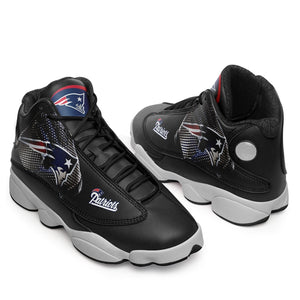 New England Patriots Casual 3D Air Jordon Sneaker Shoes