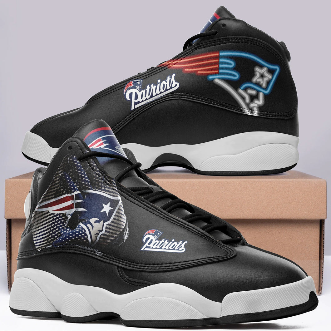 New England Patriots Casual 3D Air Jordon Sneaker Shoes