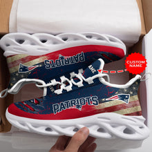 Load image into Gallery viewer, New England Patriots American Flag Air Max Running Shoes