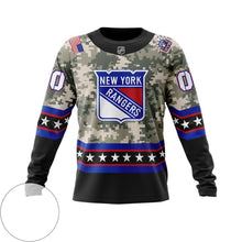 Load image into Gallery viewer, New York Rangers Camouflage Casual Sweatshirt