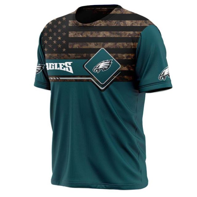 Philadelphia Eagles American Flag T-Shirt