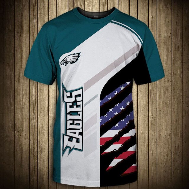 Philadelphia Eagles American Flag T-Shirt