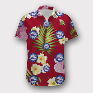 Philadelphia 76ers Summer Floral Shirt