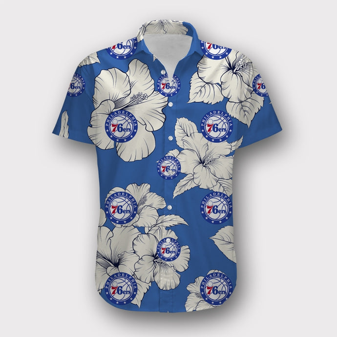 Philadelphia 76ers Tropical Floral Shirt
